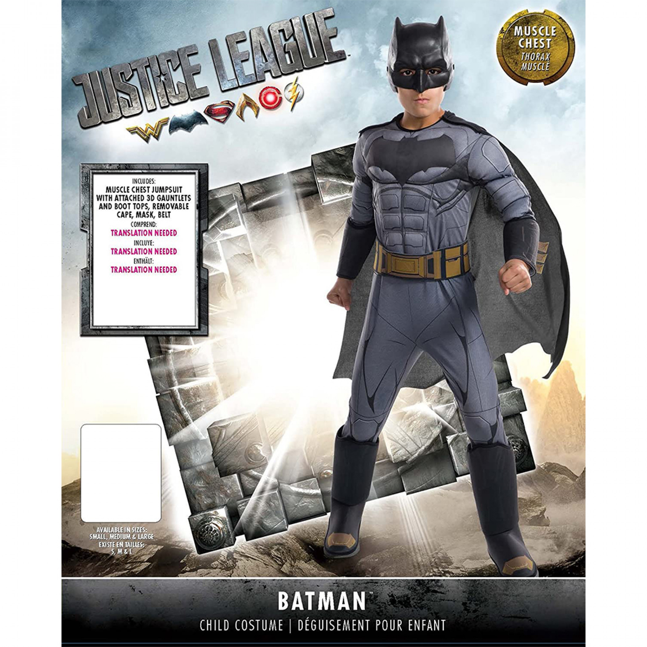 DC Comics Batman Dawn of Justice Ultimate Youth Costume